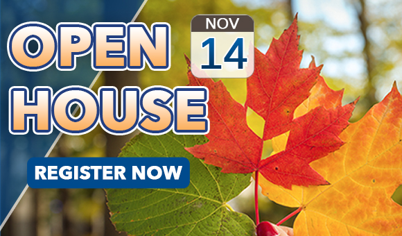 Open House Nov. 14 - Register Now