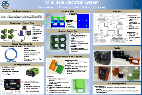 Mini Baja Electrical System - Sam Servati and Eli Larson
