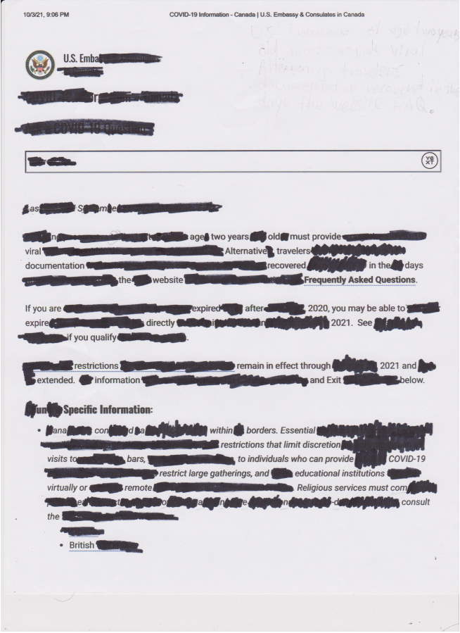 US Embarrassment Blackout - transcript below